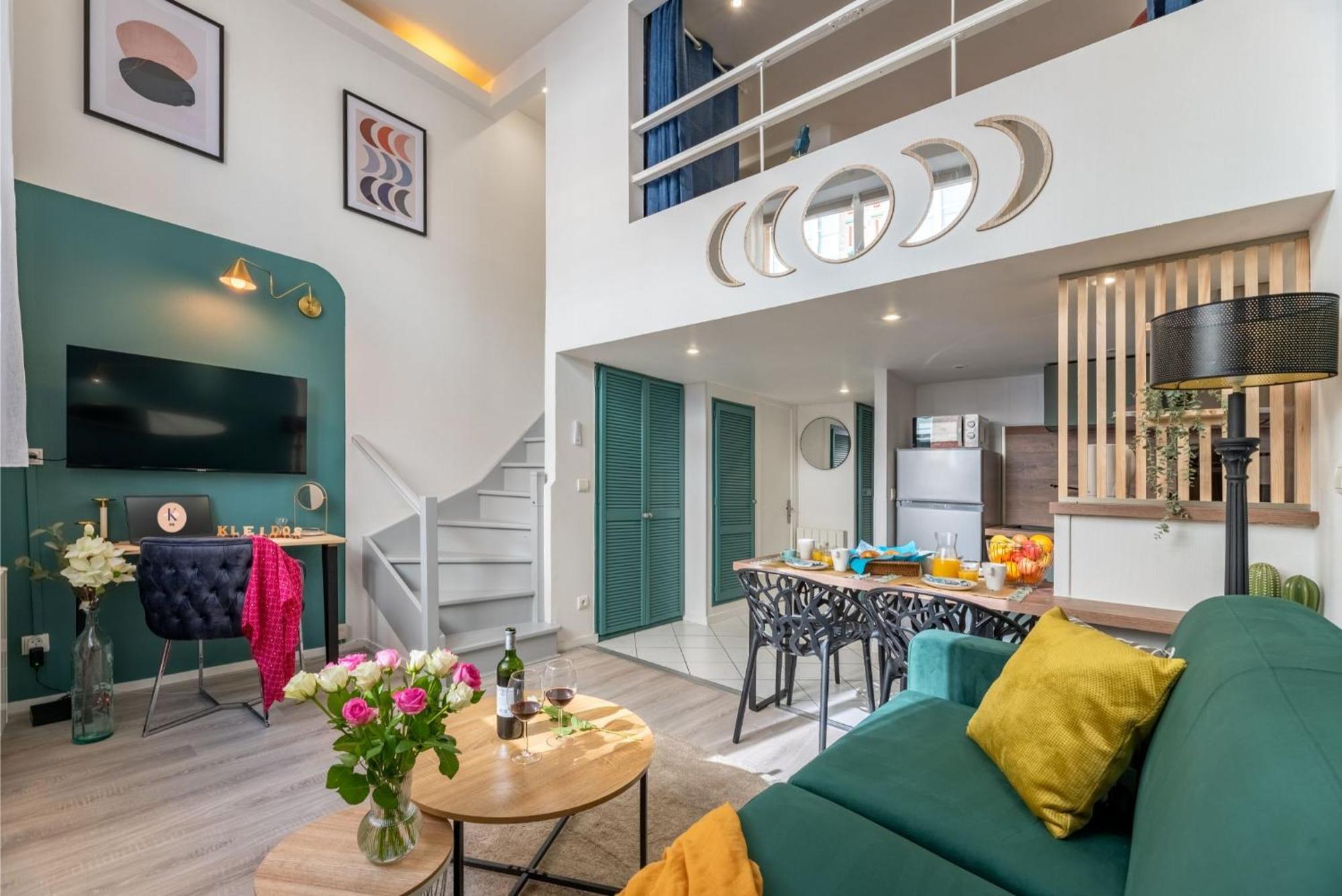 Calliopee By Kleidos - Magnifique Duplex, Gros Horloge Rouen Eksteriør billede